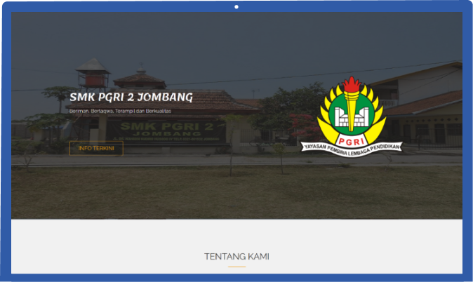 Website SMK PGRI 2 Jombang